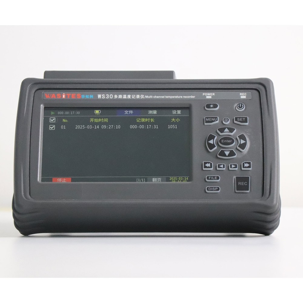 WASITES WS30 Handheld 10CH Temperature Recorder Thermocouple Data Logger