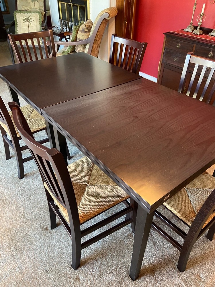 dining room tables, 8 chairs