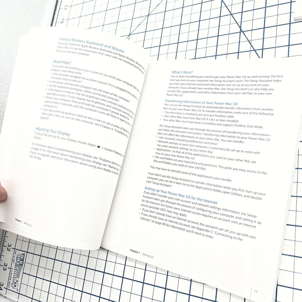 (2) Apple Computer Manuals PowerBook G4 Getting Started Power Mac G5 User Guide