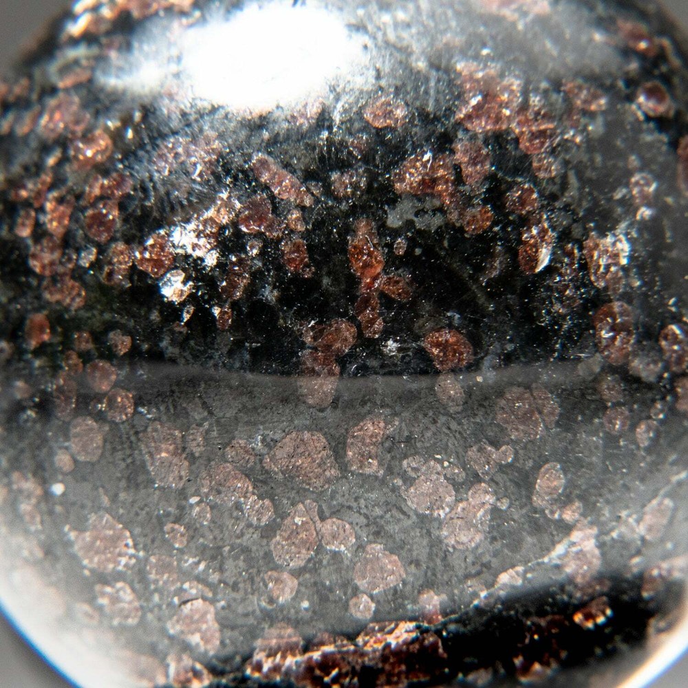 Hand Polished Garnet Sphere (1.75", .135 grams)