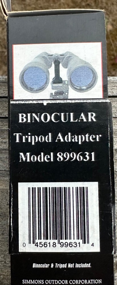 SIMMONS BINOCULAR TRIPOD ADAPTER PART # 899631