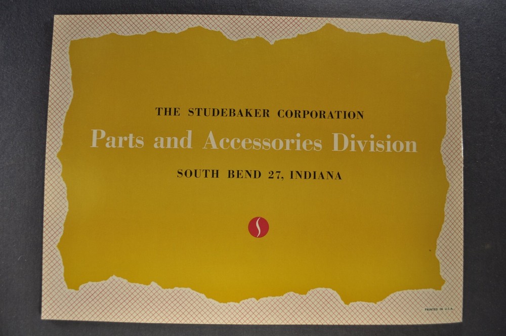 1952 Studebaker Accessories Brochure Commander Champion Excellent Original 52