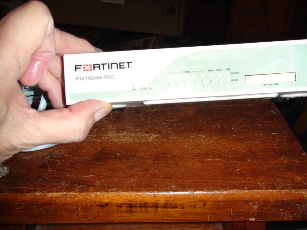 Fortinet FortiGate 60C Enterprise Network Security Firewall VPN w/ Power Supply