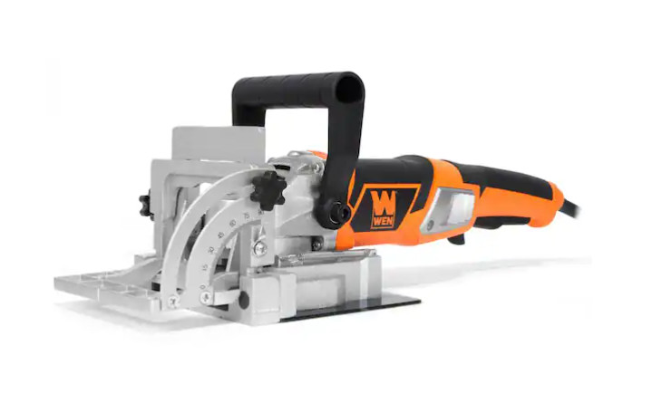 Plate & Biscuit Joiner 8.5 Amp W/ Case And Biscuits Adjustable Depth Stops