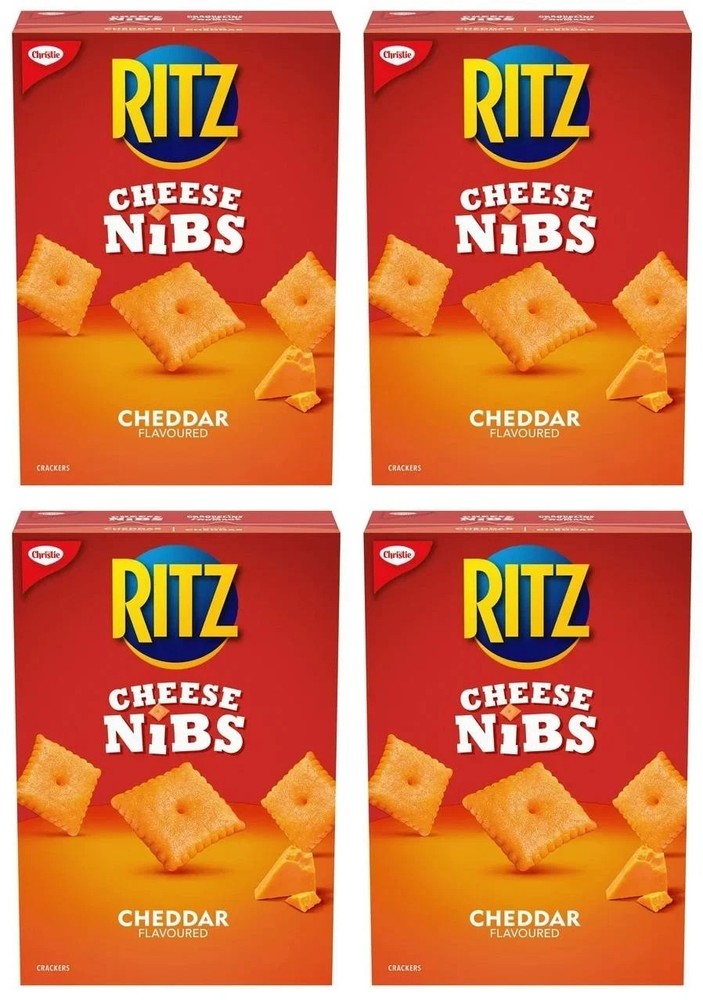 Ritz Cheese Nibs Cheddar Crackers 180g (4 Pack)