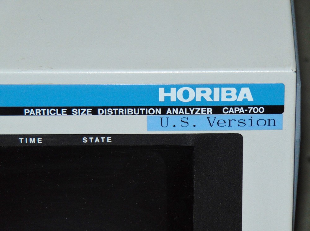 Horiba CAPA 700 Particle Size Distribution Analyzer comes with accessories