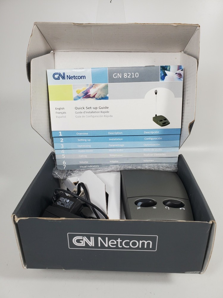 New GN Netcom 8210 - 05 Digital Headset Amplifier Open Box w/ Original Paperwork