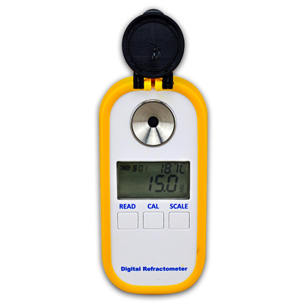 Digital Brix Refractometer Meter Honey Sugar Content Tester with Range 0 to 50%