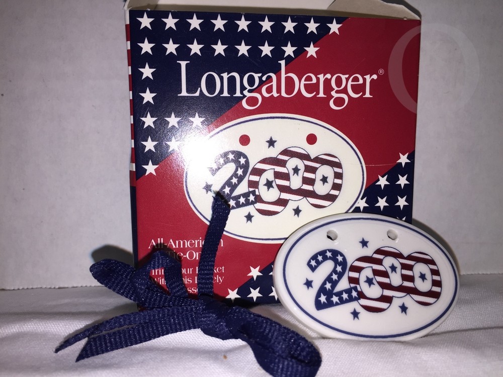*Longaberger*2000 Americana Tie On- 16307j