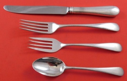 French Colonial Engraved by Blackinton Sterling Silver Regular Size Setting 4pc
