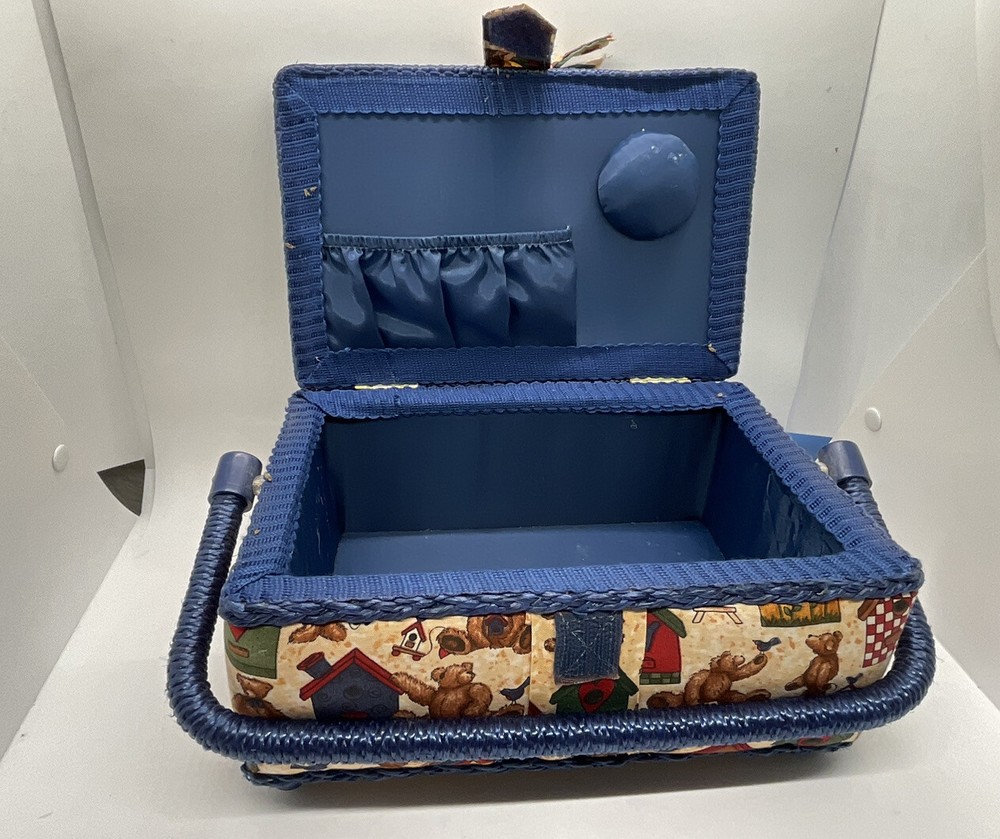 vintage sewing basket box