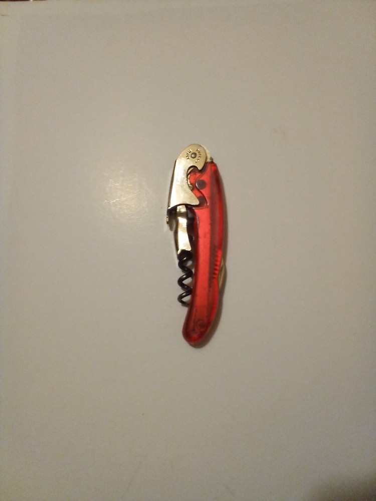 Bottle Opener Red Unsealed New