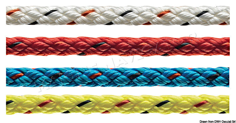 MARLOW pre-stretched line lime 4 mm