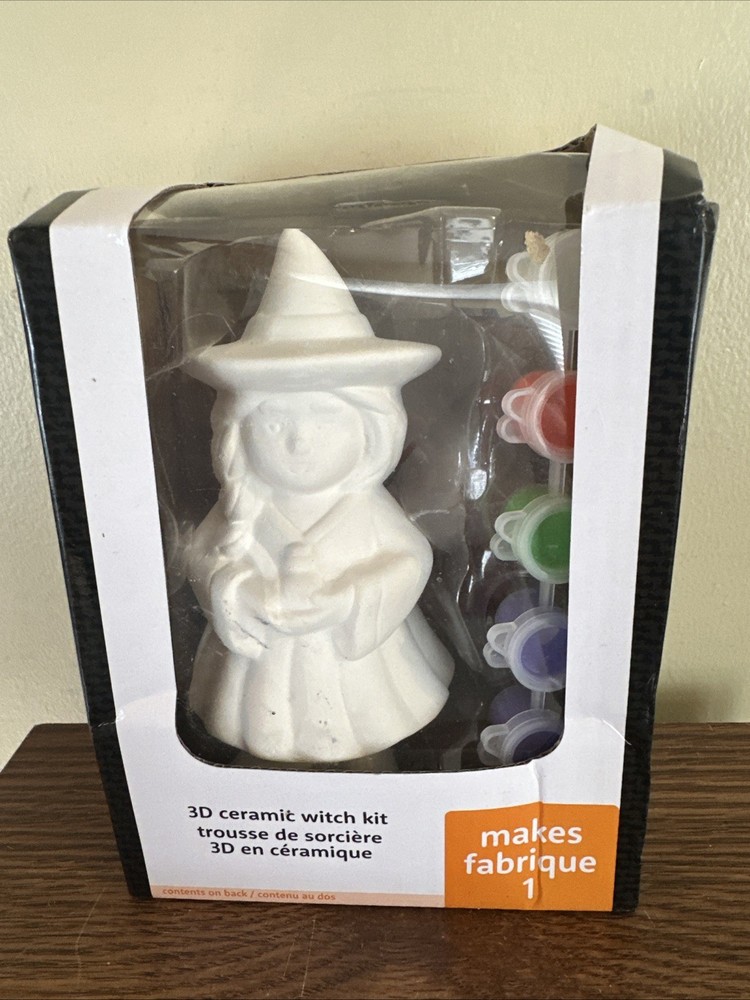 CREATOLOGY 3D CERAMIC WITCH KIT NEW