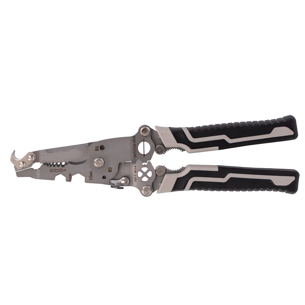 18 in 1 Foldable Crimper Cable Cutter Pliers Wire Stripper Multifunctional Tool