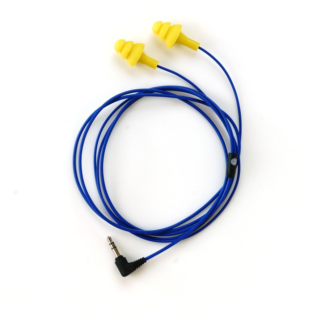 Plugfones Basic Earplugs with Earbuds Hybrid Noise Reducing Earphones 10 PACK