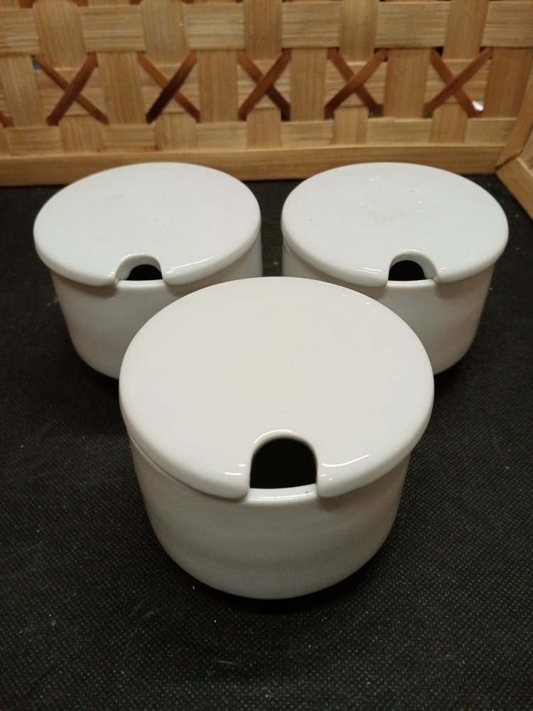 White Vitrified Hotel Ware Basics Sugar Bowl Clasicware