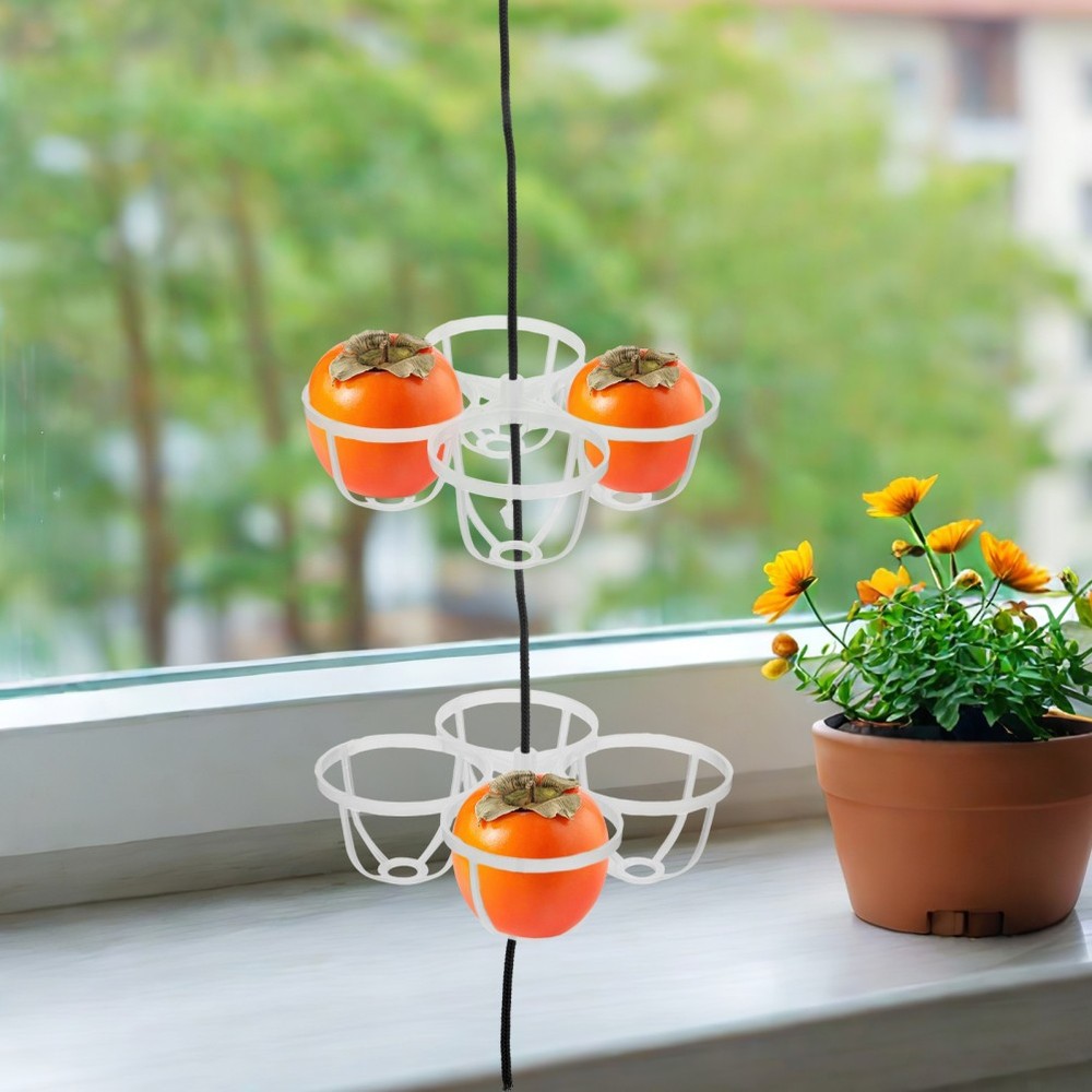 5 Pcs Hanging Food Drying Rack Plastic for Dehydration Mesh Fruit Compact