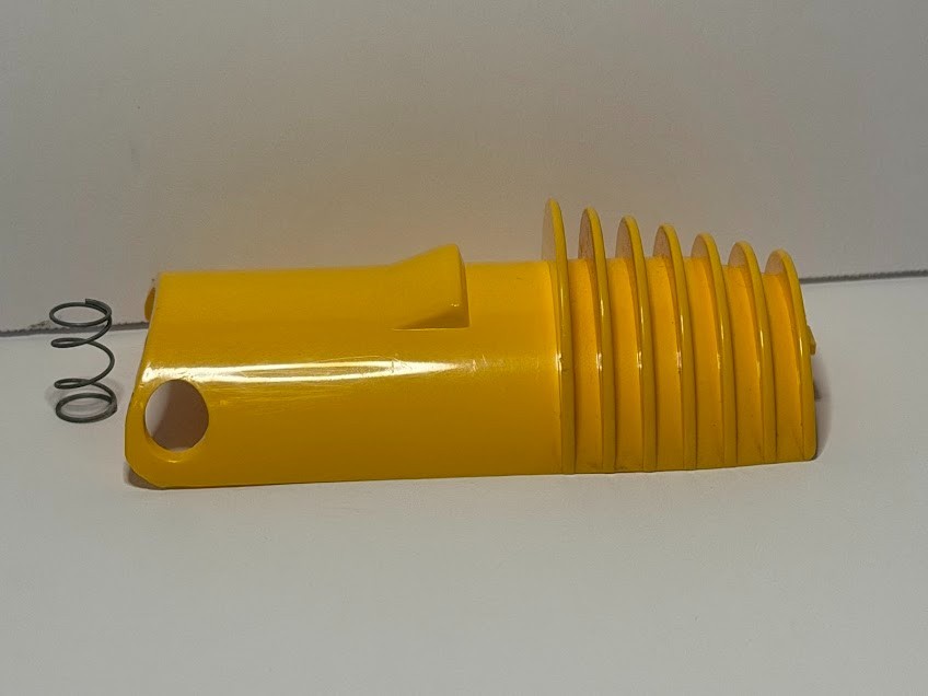 Dyson Vacuum DC07 Wand Release Handle Catch & Spring Yellow Replacement Part