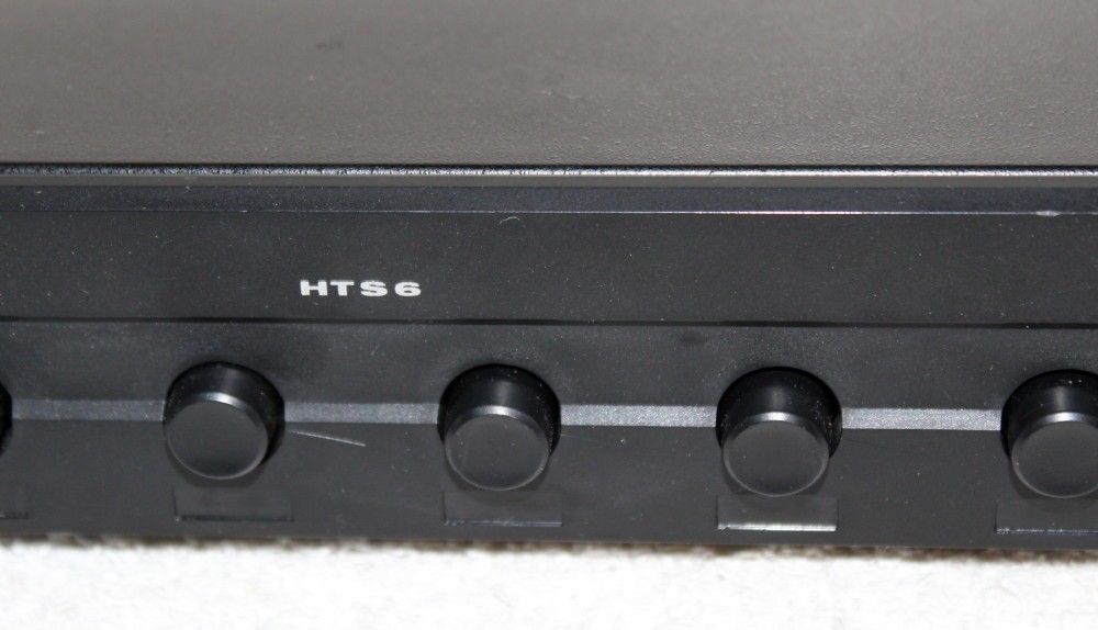 Hometech HTS 6 Speaker Selector Switch Box Controls 6 Pairs ~ Clean Missing Pad