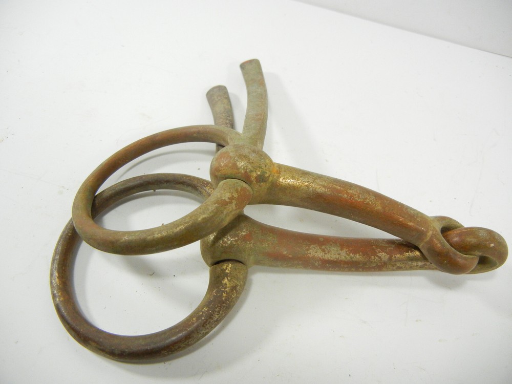 Vintage Copper Snaffle Horse Bit L153
