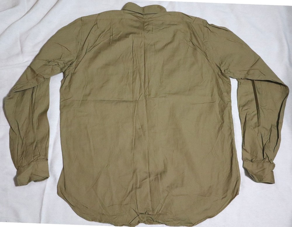 ORIGINAL KOREAN WAR 1953 DATED KHAKI POPLIN SHIRT