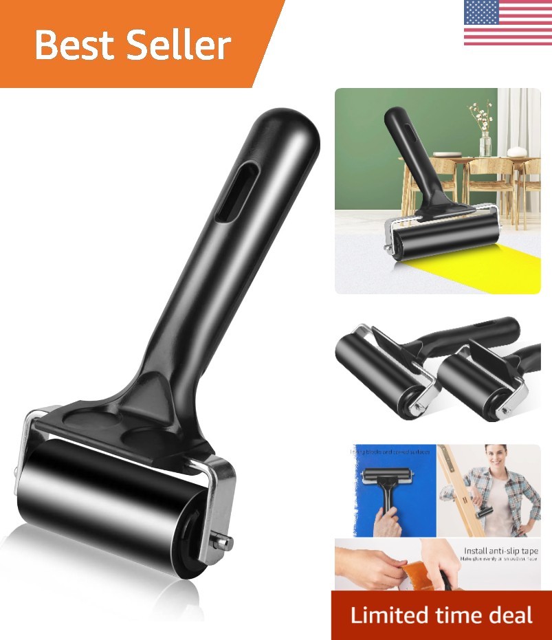 Versatile 2.2 Inch Craft Roller Tool for Printmaking & Scrapbooking | Easy Grip