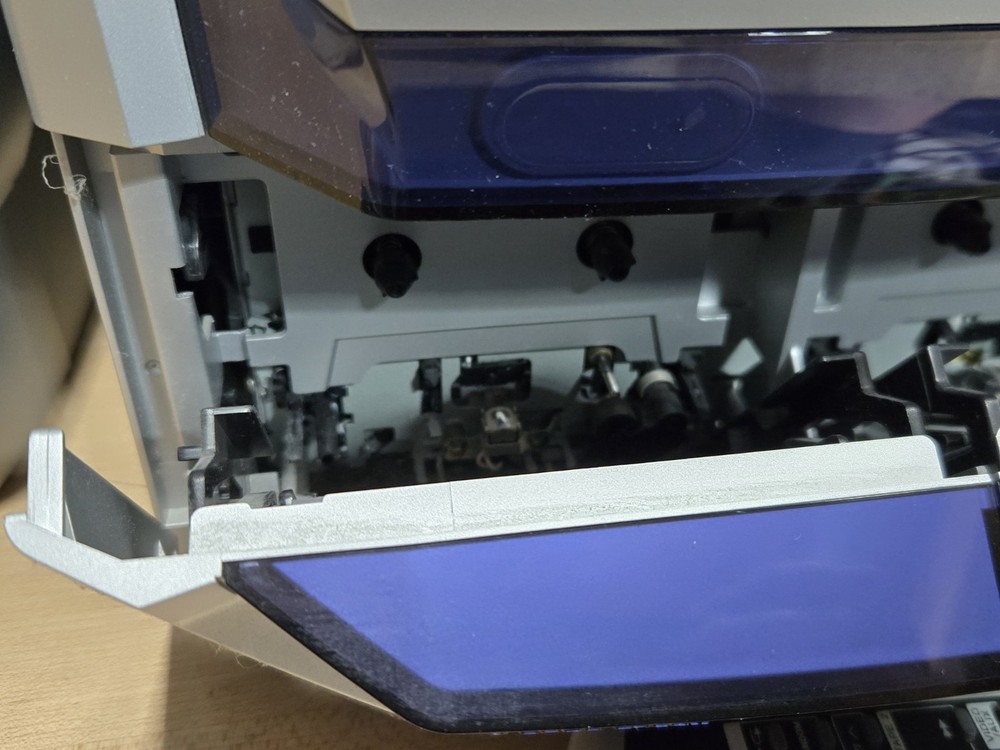 SHARP CD-XP500 3 CD Player Changer AM/FM Dual Cassette Decks (Deck 2 Bad) Tested