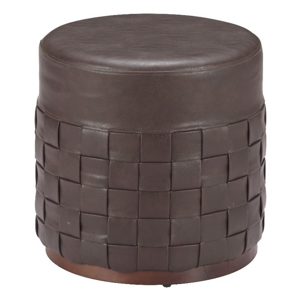 Pemberly Row Modern / Contemporary Engineered Wood Ottoman Espresso