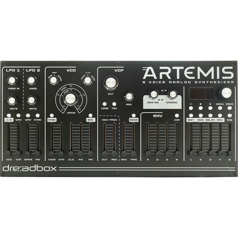 Dreadbox Artemis Desktop 6-Voice Analog Synthesizer CONTROLLER RIG