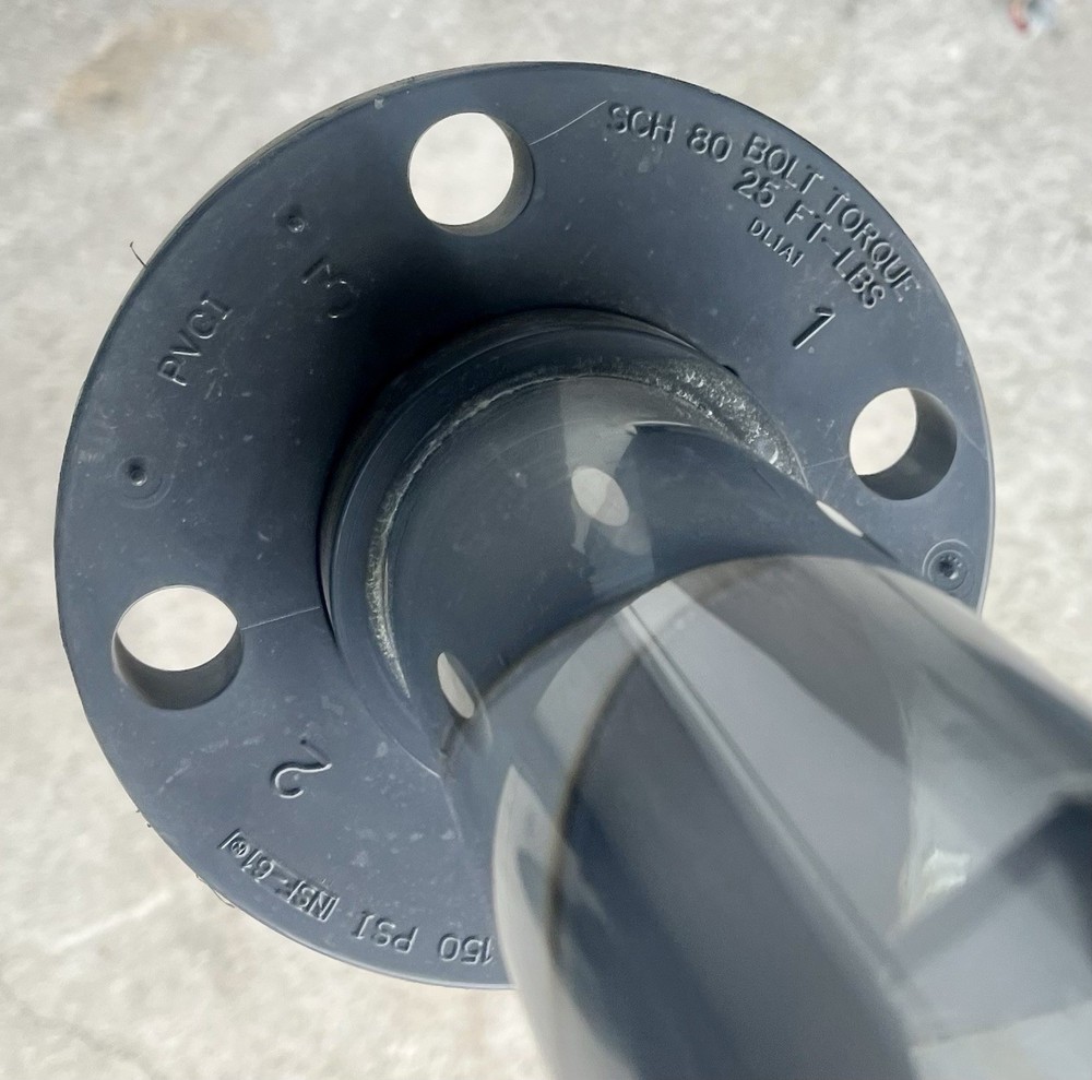 Koflo Corporation 2” 2-40C-4-12-9 Flanged Static Mixer Fixed Mixing Element