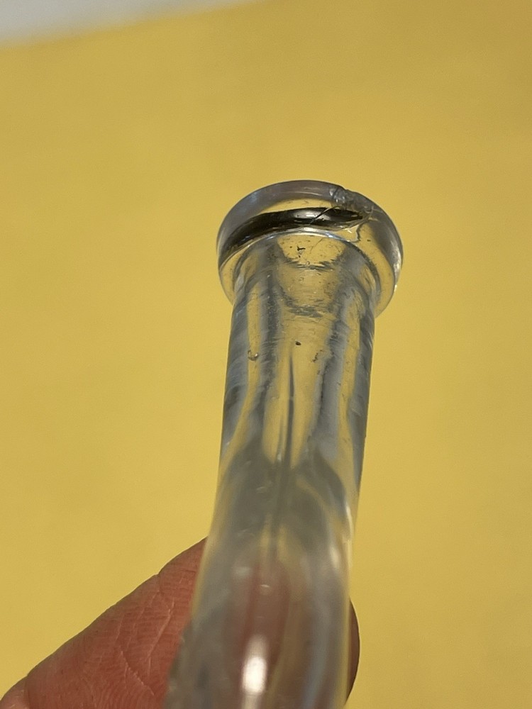 3" Quentin Philada. Perfume c. 1880 Bottle Embossed mini bottle