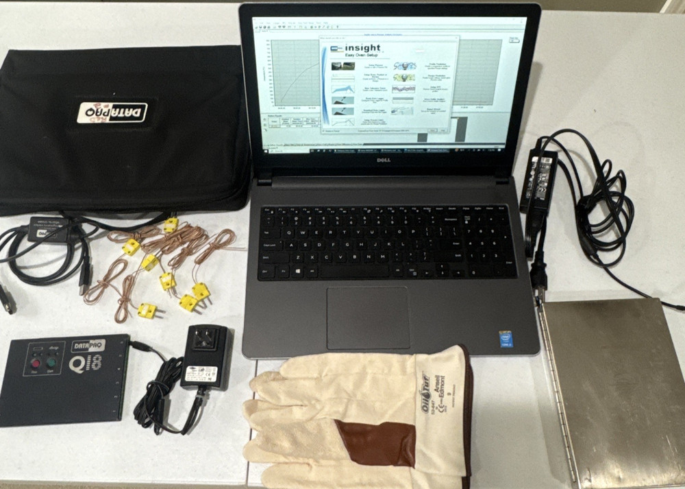 DATAPAQ Q18 (DQ1860) Reflow Profile Tracker System Everything  Tested working