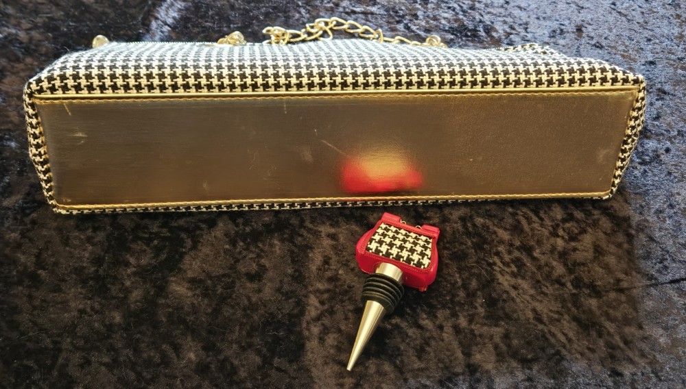 Houndstooth Wine Cooler Bag (D23)