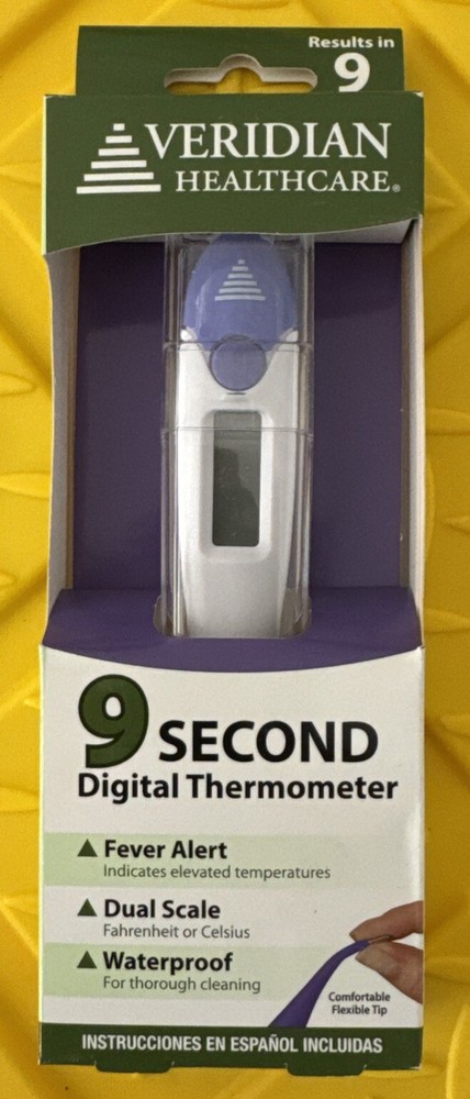 9-Second Digital Thermometer Dual Scale  1 Count By Theracare