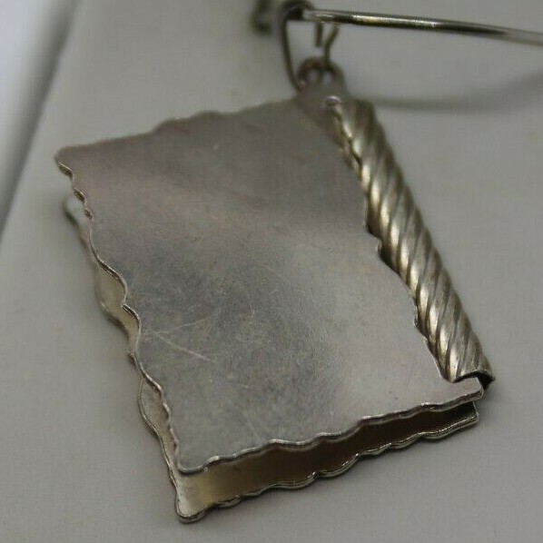 Sterling Silver Movable With Love Ruby Heart Card Charm