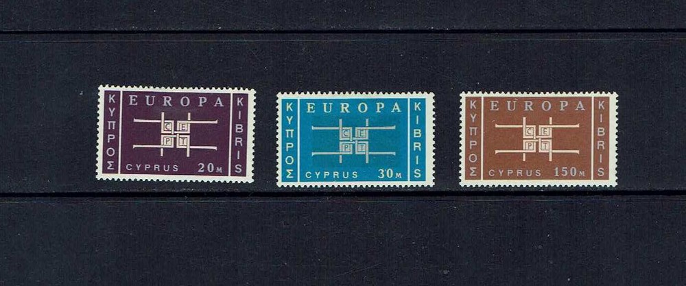 Cyprus: 1963 (Nov)  Europa, MLH set