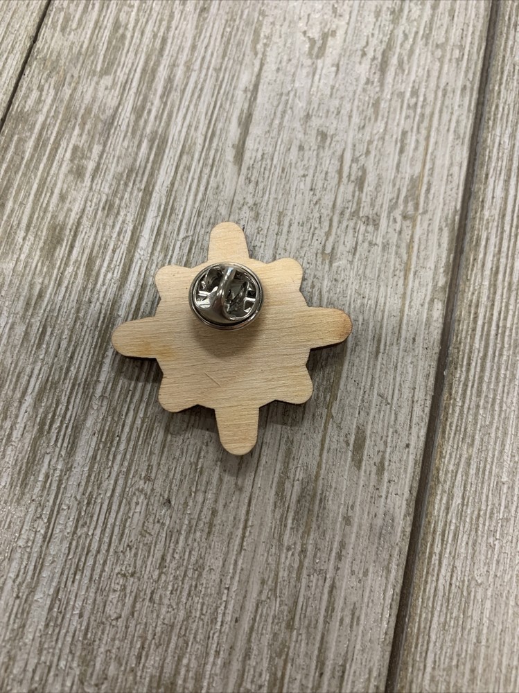 Wooden Compass Pin