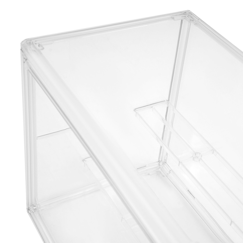 Step-layering Clear Display Case PET Tabletop Storage Box Figurines Display Box