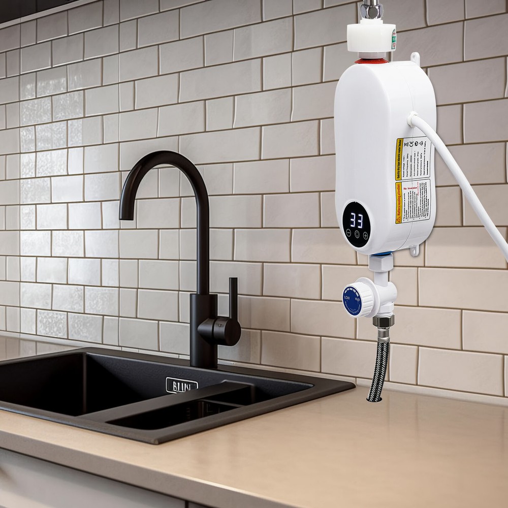 Instant Electric Bathroom Hot Water Heater 110V 3500W