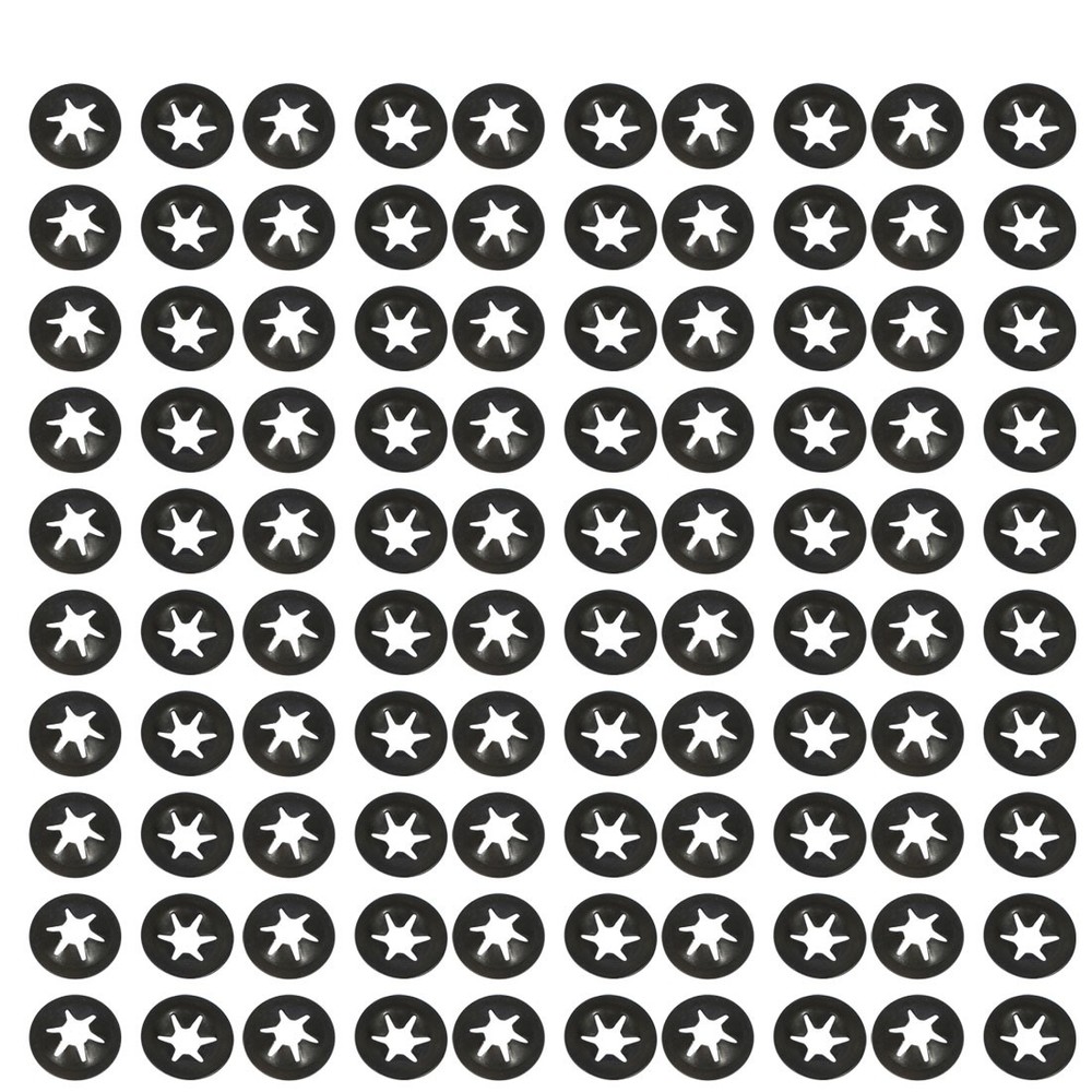 100 Pcs 4mm x 12mm Internal Tooth    ing Washers