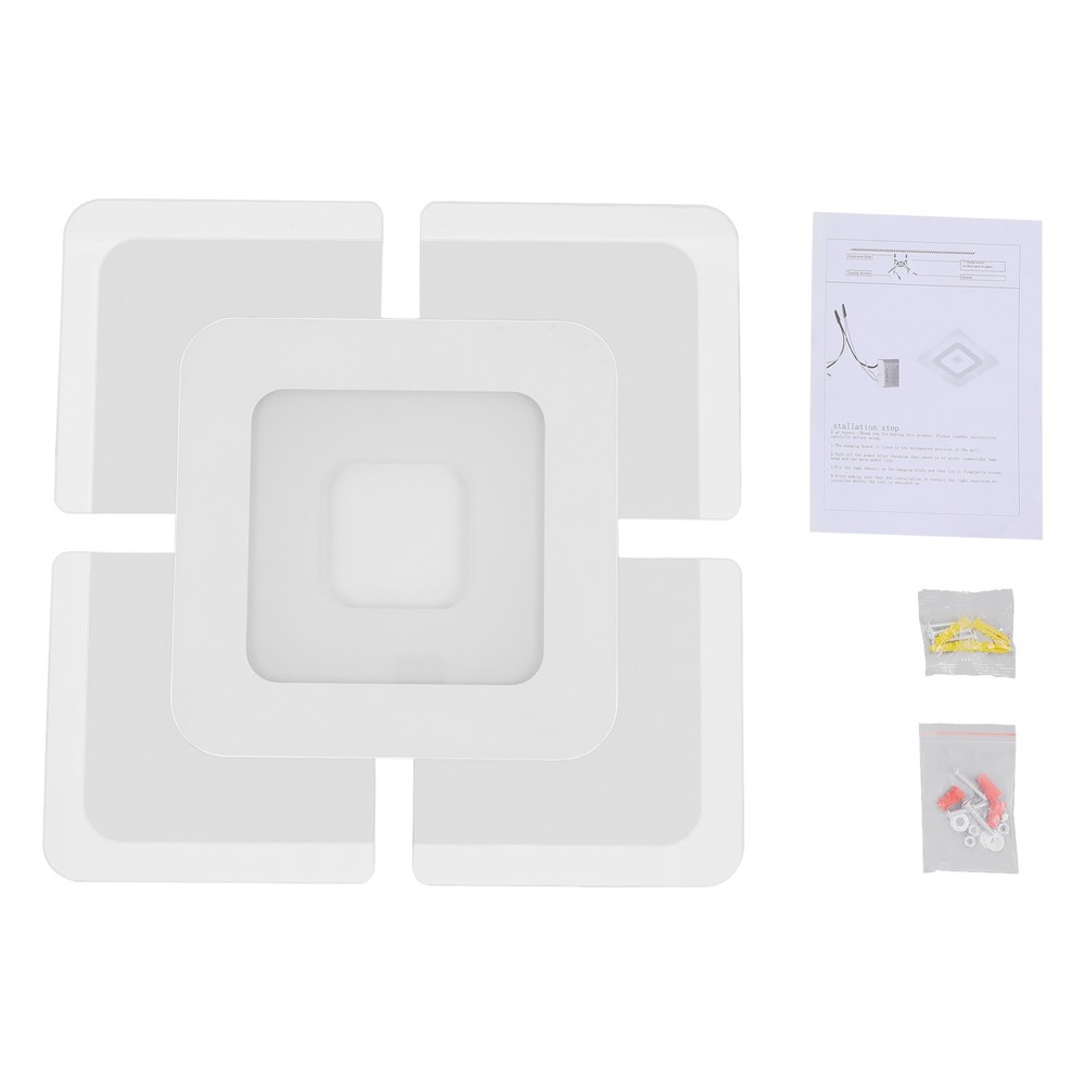 Square Ceiling Light LED Ceiling Lamp Flush Mount Ceiling Lighting Fixture