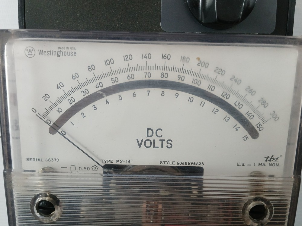 WESTINGHOUSE PX-141 DC Voltmeter 0-15 VDC