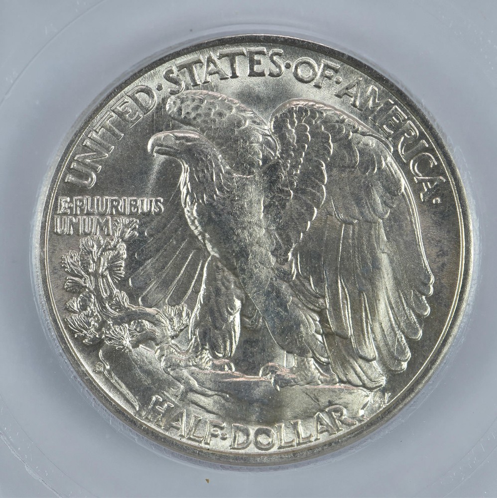 1940-S Walking Liberty Half Dollar MS64 ICG