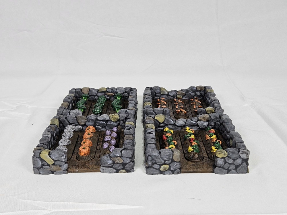 Modular Farm Plots 28mm Tabletop Terrain, Dnd