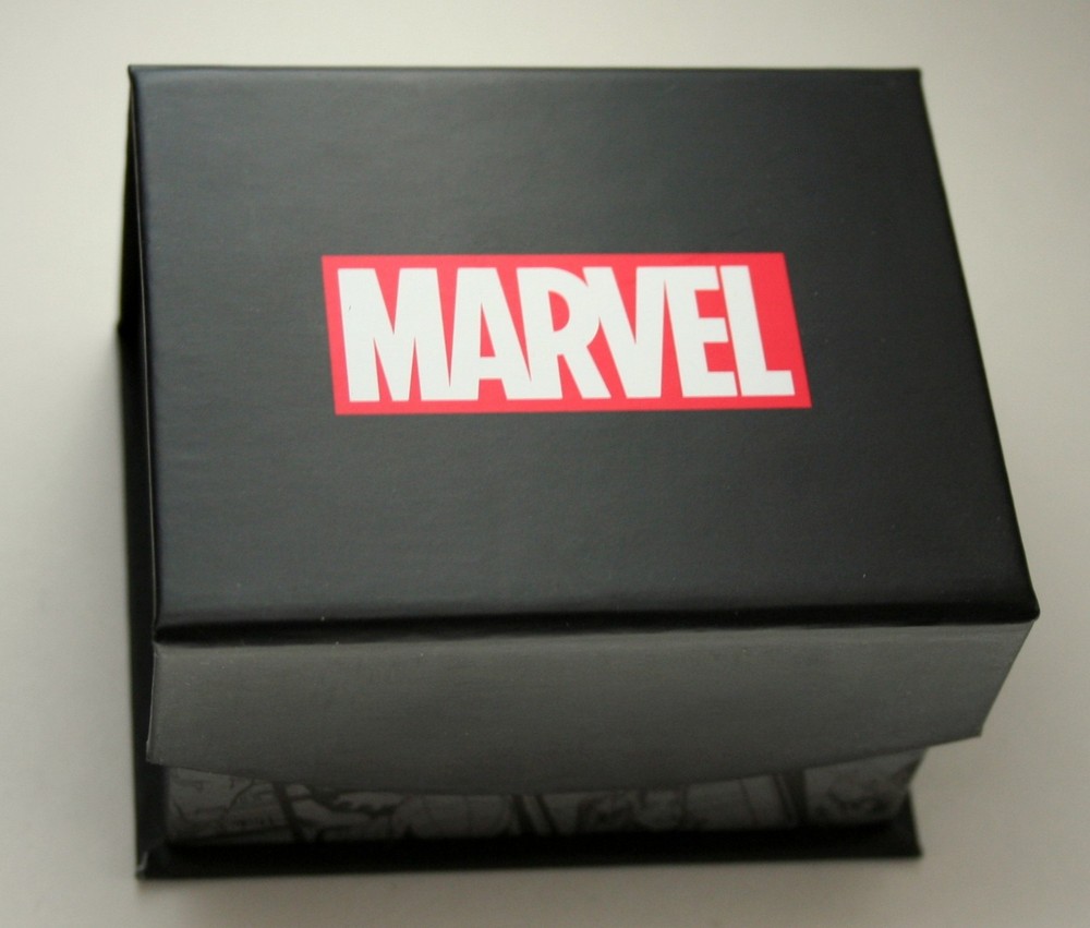 Marvel Comics Deadpool Head Enamel & Metal Cuff Links New NOS + Gift Box
