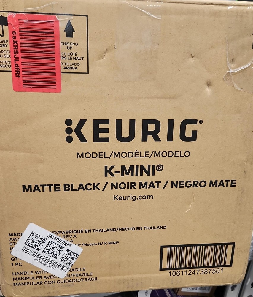 Keurig "K-Mini" Matte Black Single Serve Coffee New