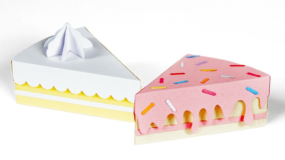 Sizzix Thinlits Cake Slice Box 10PK set #665883 Retail $28.99 by Kath Breen