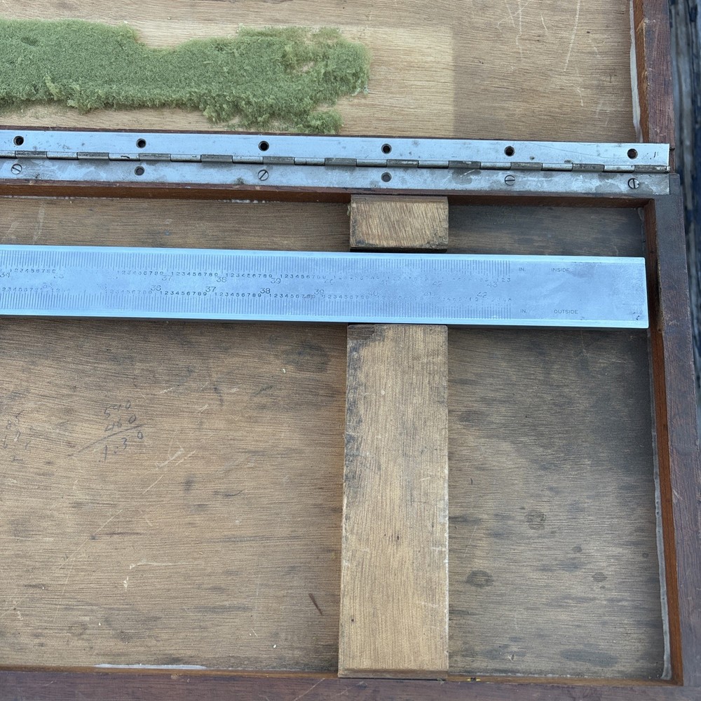 Helios Vernier Caliper 0-40” Range W/Case MADE IN GERMANY