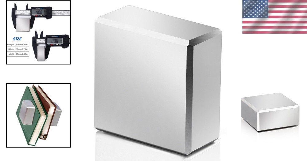 40x40x20mm Neodymium Magnet Silver